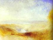 Landscape with River and a Bay in Background. J.M.W. Turner